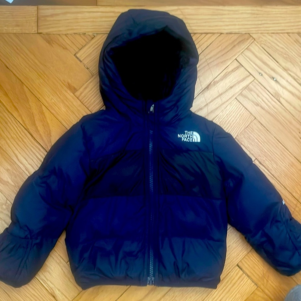 North Face Puffer Jacket with Hand Mitts